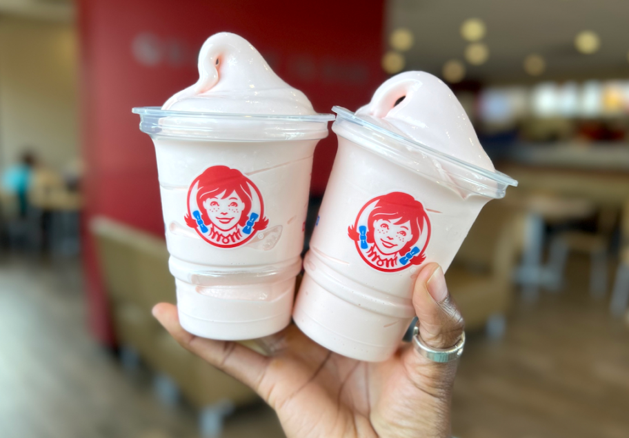 Wendy's peppermint frosty's