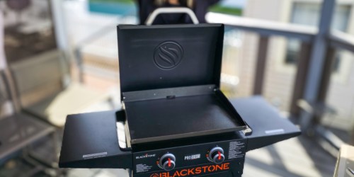 Blackstone 22″ Pro Series Dual Burner Griddle w/ Accessories & Cover from $284.99 Shipped
