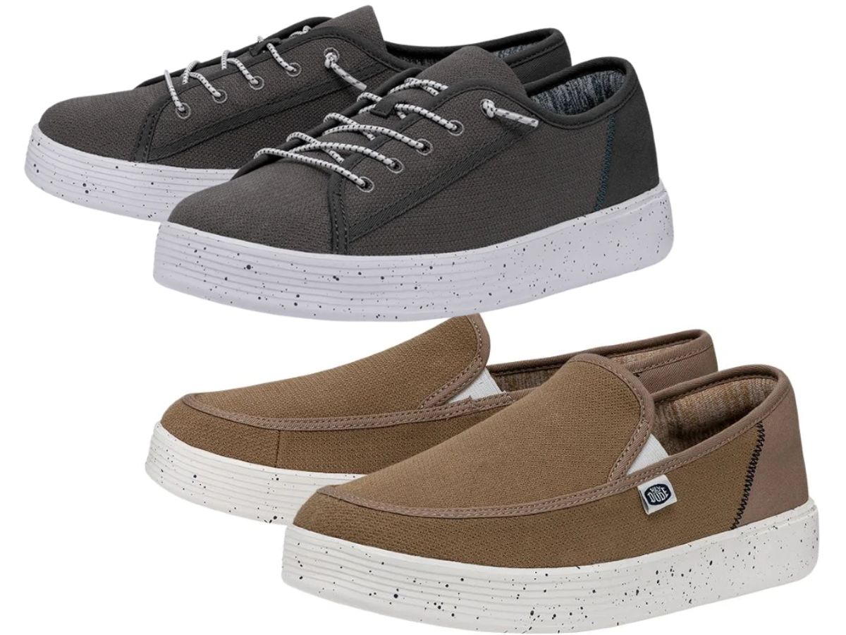 HEYDUDE Men's Cody Shoes and Sunapee Shoes