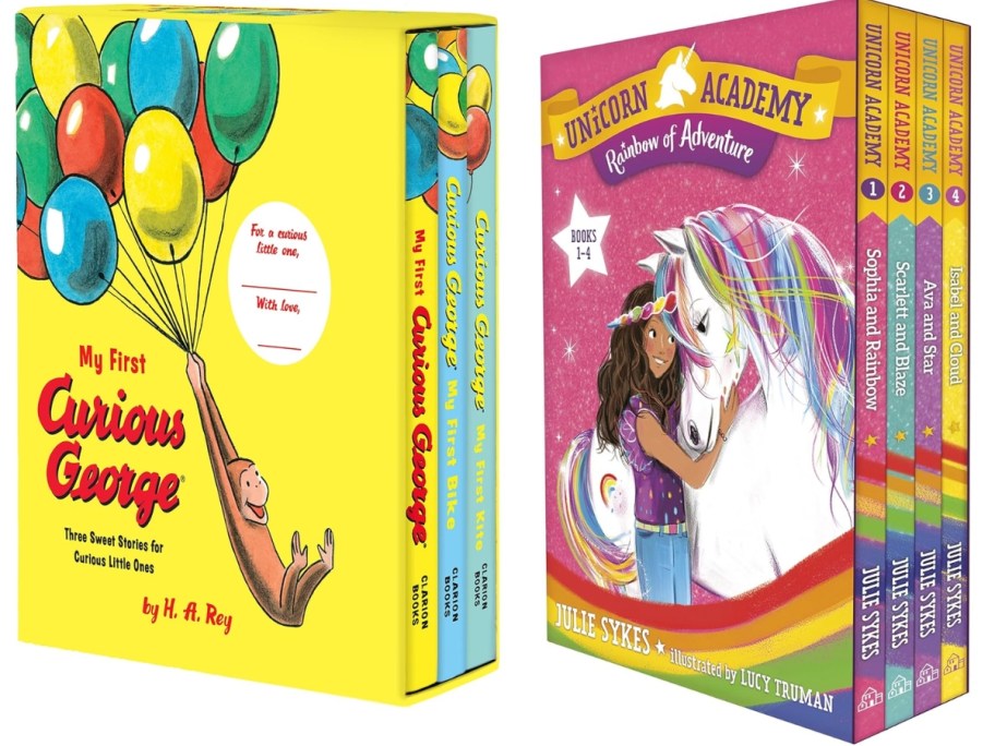 Curious George and Unicorn Academy Boxed Book Sets