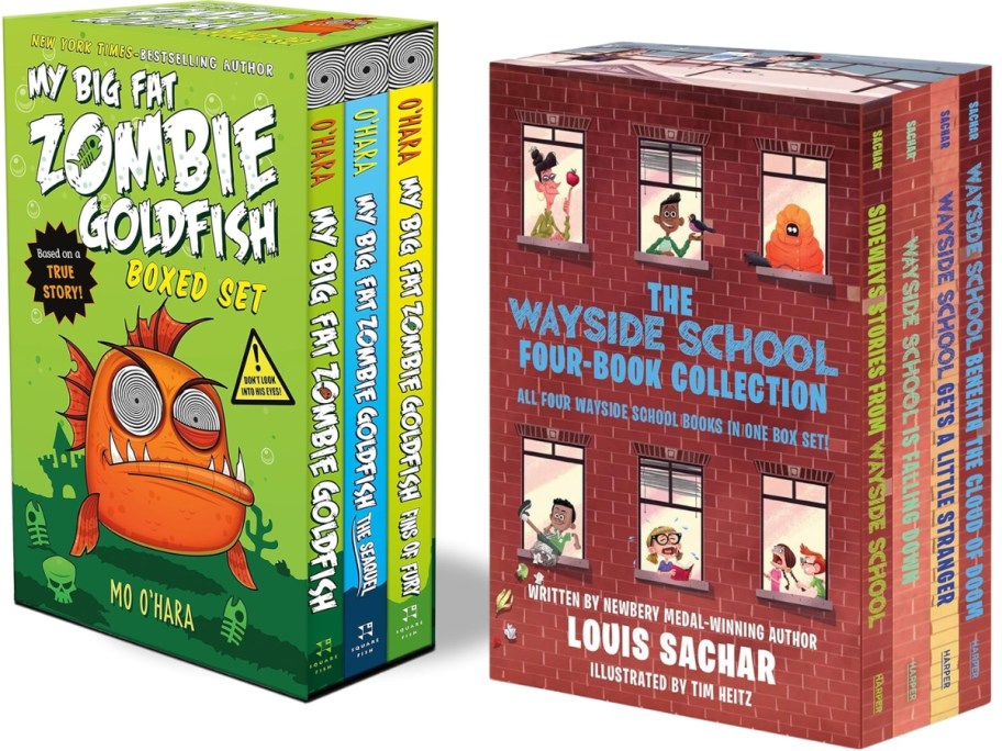 My Zombie Goldfish and The Wayside School Boxed Book Sets