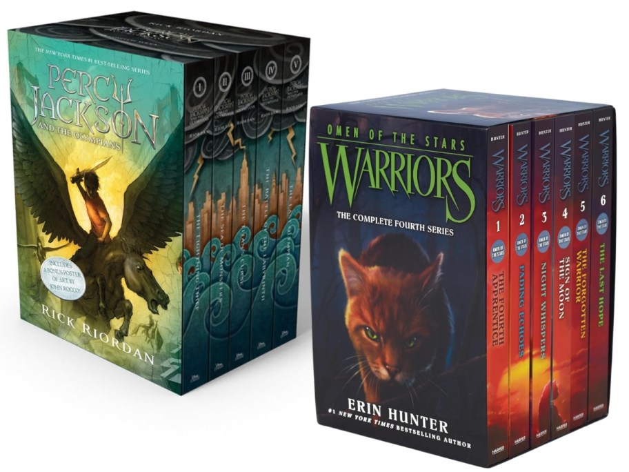 Percy Jackson and the Olympians and Warriors Boxed Book Sets