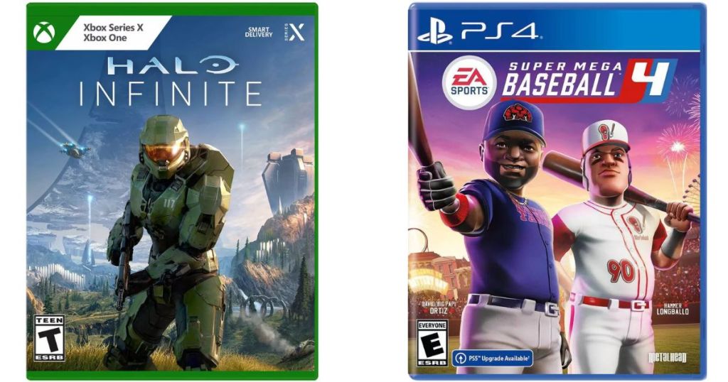 Halo: Infinite - Xbox Series X/Xbox One and Super Mega Baseball 4 - PlayStation 4 