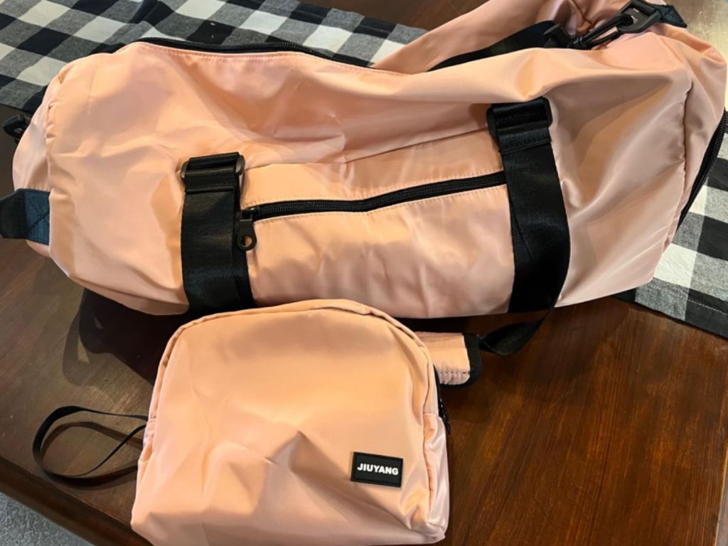 An Amazon Gym Bag Set