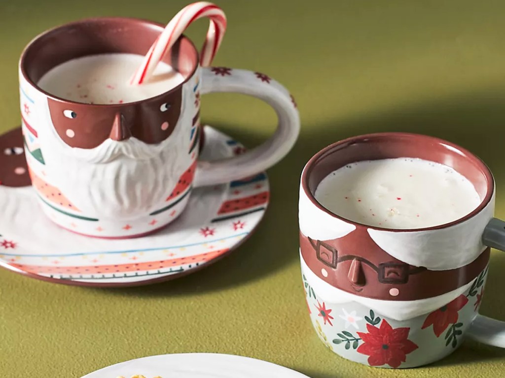 Santa and Mrs. Claus coffee mugs