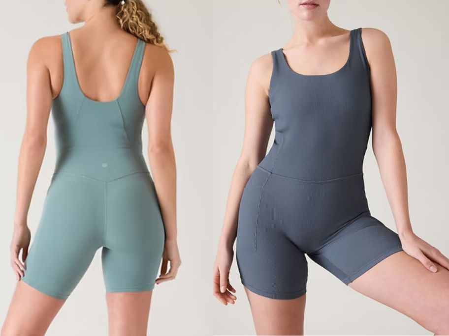 Athleta Salutation Rib Bike Suit