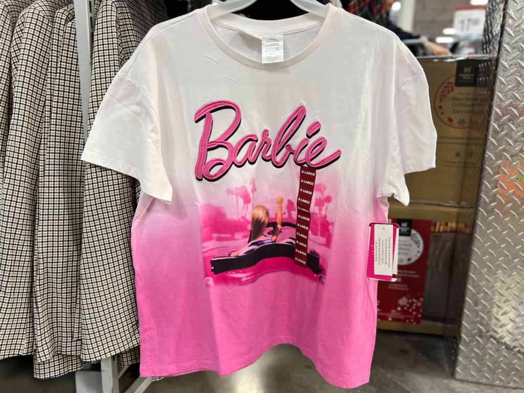 Barbie Pink & White Tshirt at Sam's Club