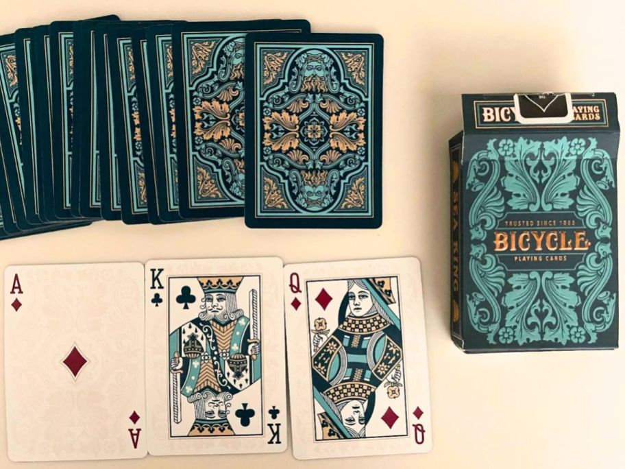 A Deck of Bicycle Sea King Playing Cards 