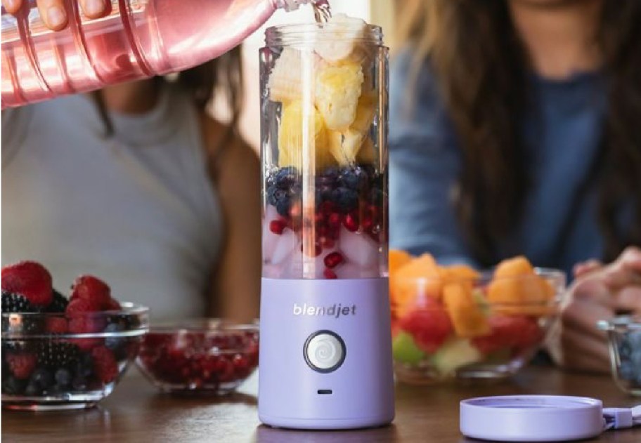 BlendJet 2.0 Portable Rechargeable Blender w_ Drinking Lid