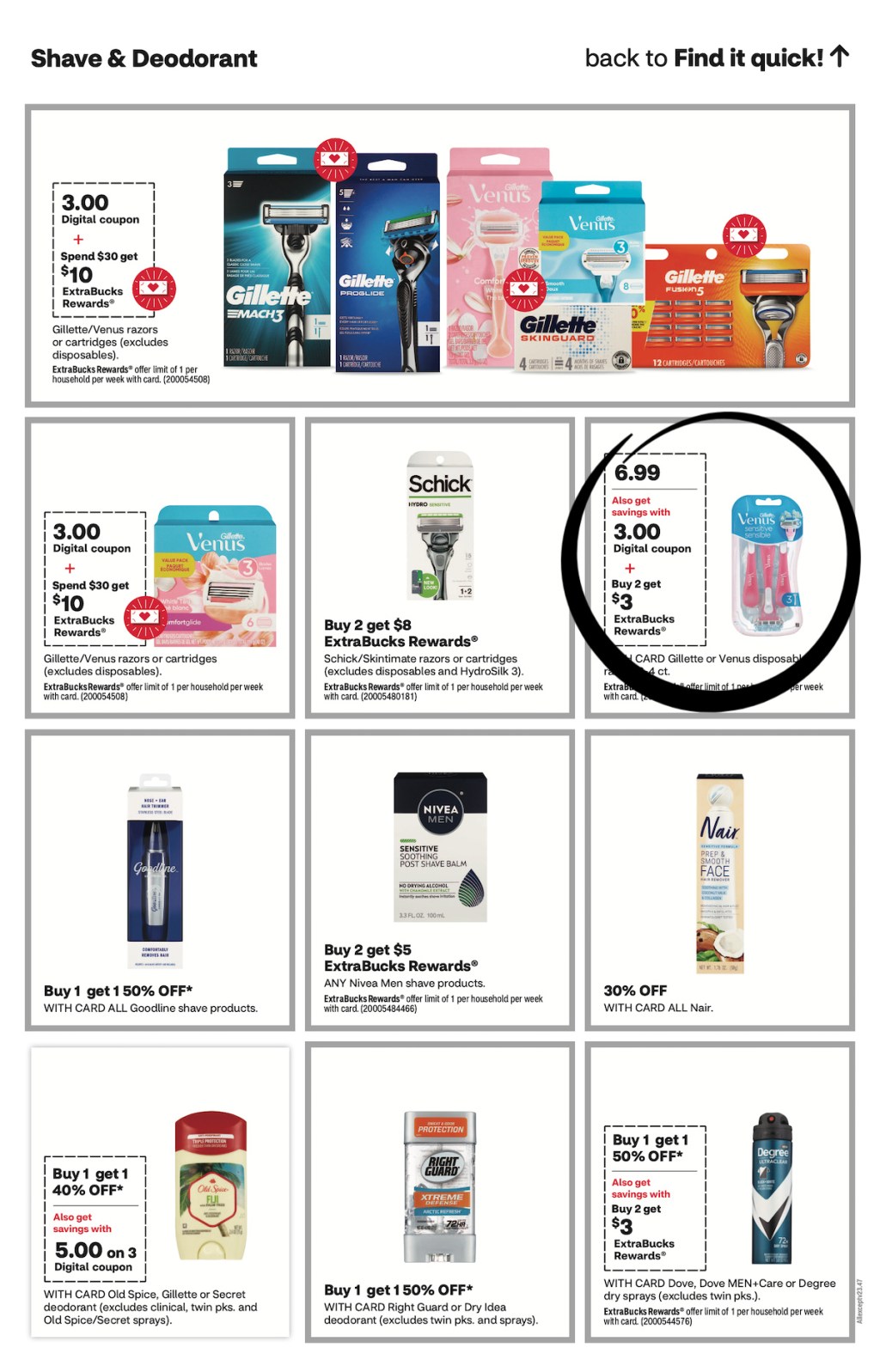 page of cvs ad