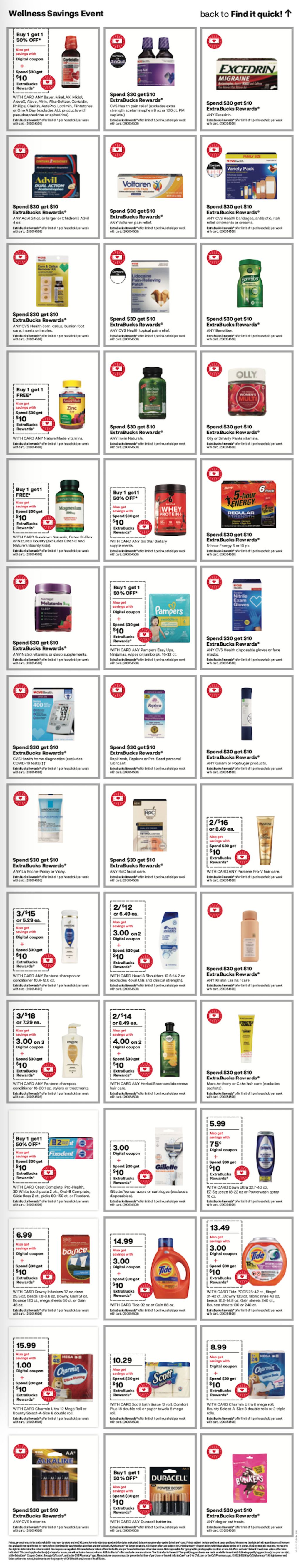 page of cvs ad