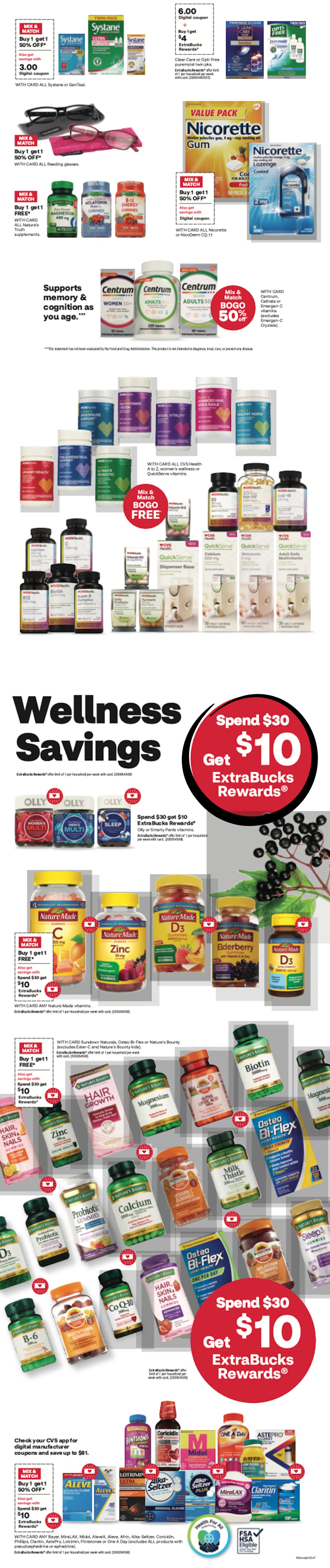 page of cvs ad