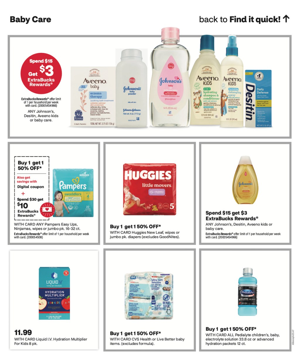 page of cvs ad