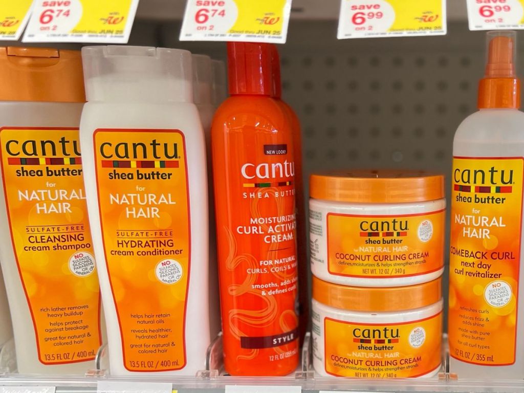 Cantu-Hair-Care-Walgreens *رائعة* اثنين من كريمات تجعيد الشعر أو قناع الشعر من كانتو بجوز الهند مجانًا على موقع Walgreens.com + المزيد