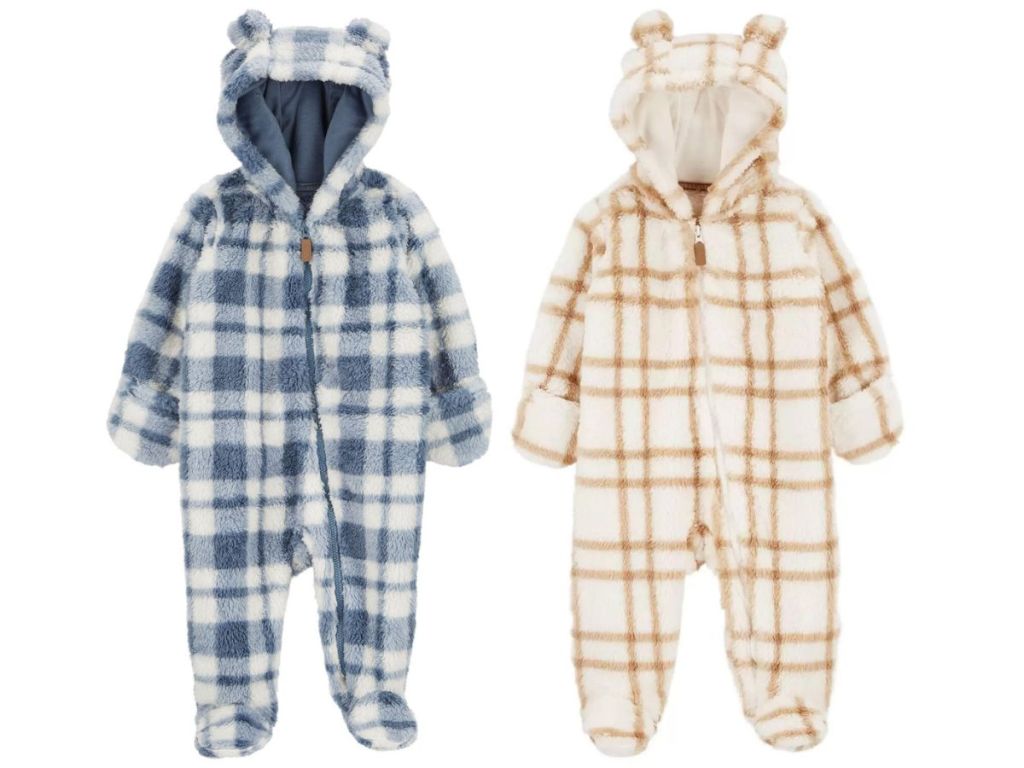 Carter's Baby Plaid Sherpa Jumpsuit