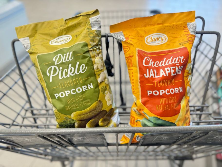 Clancy's Dill Pickle & Cheddar Jalapeno Popcorn