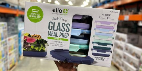 WOW! Ello Glass Food Storage Containers 10-Piece Set Only $19.99 at Costco