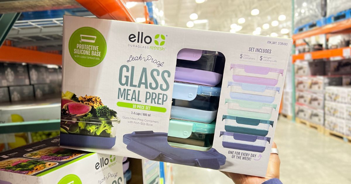 WOW! Ello Glass Food Storage Containers 10-Piece Set Only $19.99 at