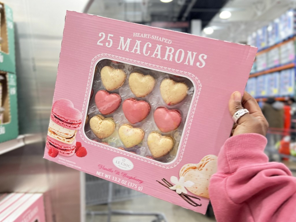NEW Costco Desserts: Heart-Shaped Macarons, Triple Chocolate Cream Pie, & More