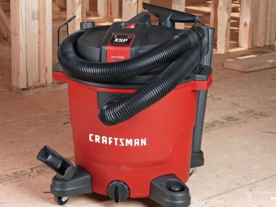 Craftsman Wet/Dry Shop Vacuum w/ Accessories Only $29.98 on Lowes.com (Reg. $60)