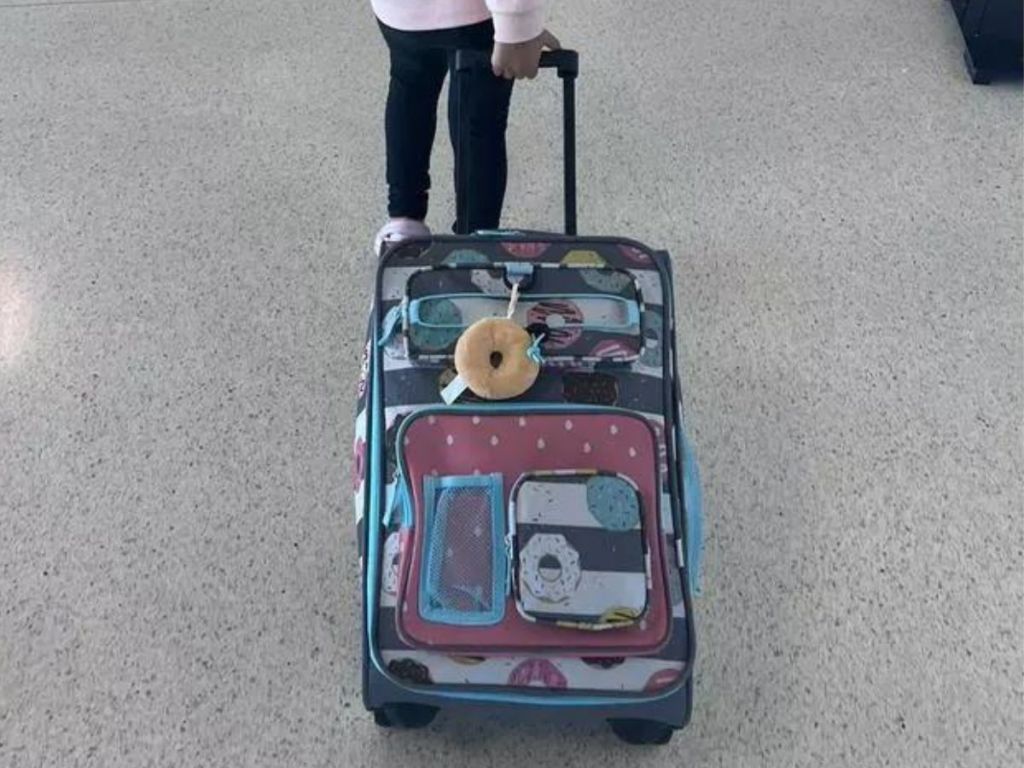 Crckt Kids' Softside Carry On Suitcase in Donut