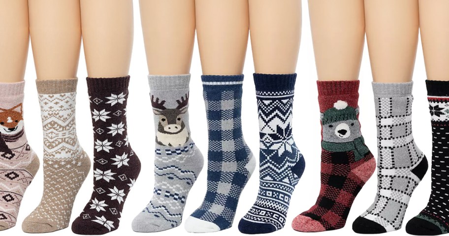 Cuddl Duds Women's 3-Pack Lounge Socks at Sam's