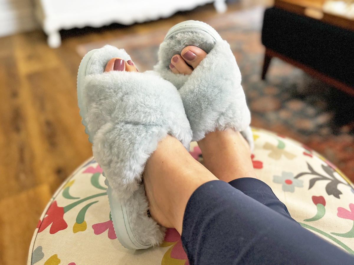 Up to 75% Off Dearfoams Fireside Slippers | Comfy Crossband Slides Only $20