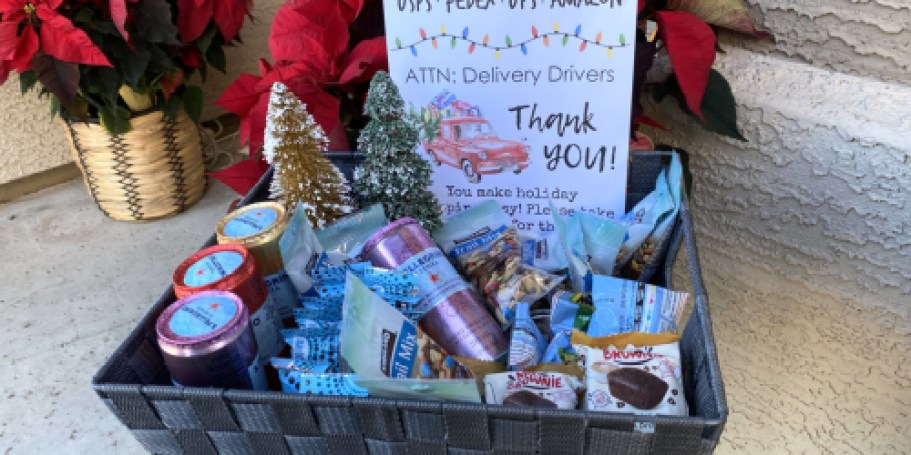 Say Thanks to Your Delivery Drivers With This FREE Printable
