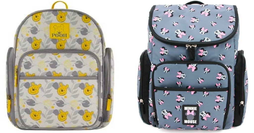 winnie the pooh and minnie mouse diaper bags