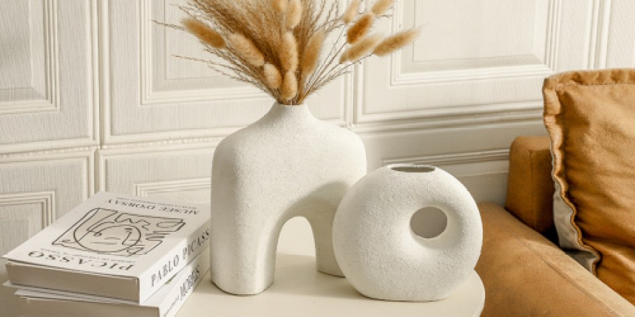 Ceramic Vase Set Just $12.99 on Amazon (Reg. $30)
