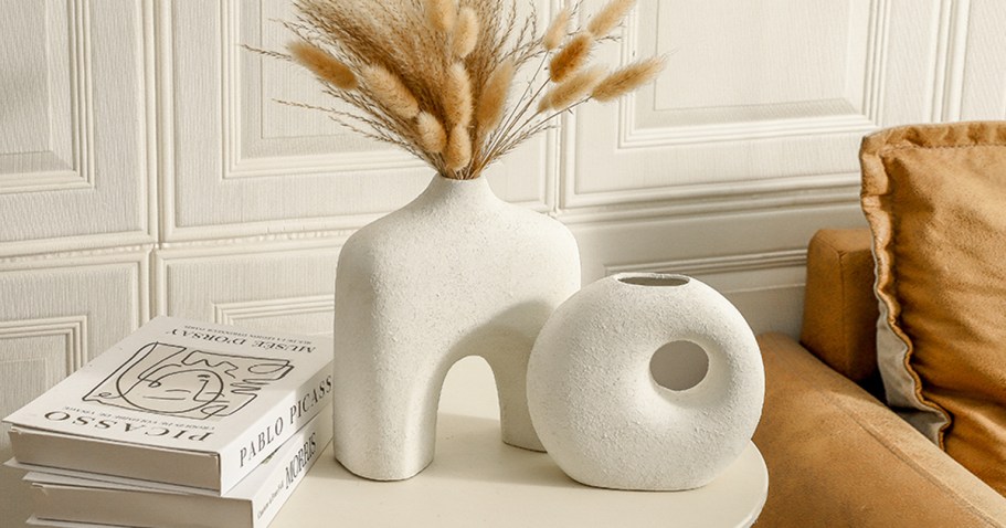 Ceramic Vase Set Just $12.99 on Amazon (Reg. $30)