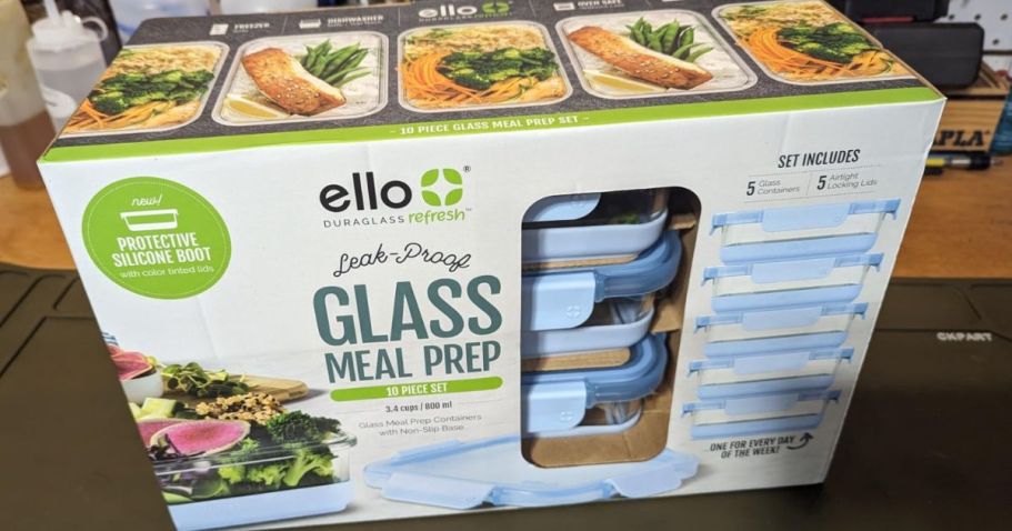 Ello Glass Meal Prep Containers 5-Pack Only $21 Shipped for Amazon Prime Members (Reg. $40)