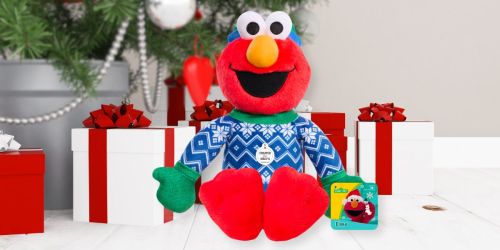 Sesame Street Holiday Elmo Plush Toy ONLY $7.99 on Macys.com (Regularly $30)