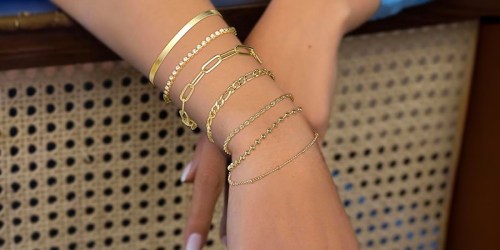 50% Off Women’s Gold-Plated Bracelets on Amazon & They Arrive Before Christmas!