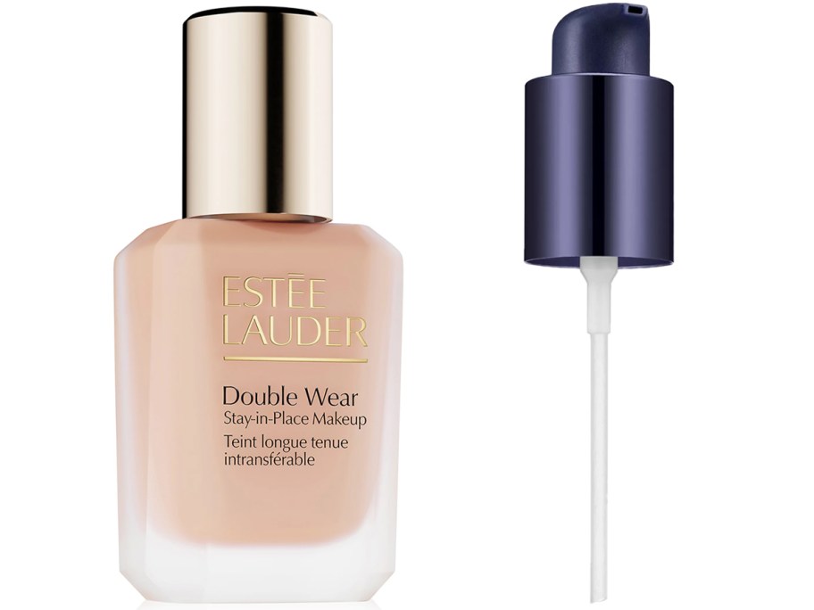 Estée Lauder Double Wear Foundation and foundation pump