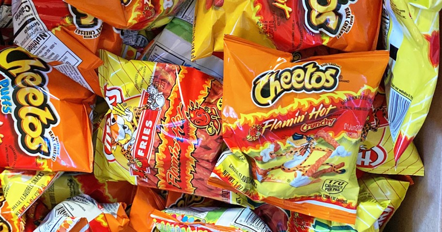 Flamin’ Hot Cheetos 40-Count Variety Packs Only $14 Shipped for Amazon Prime Members