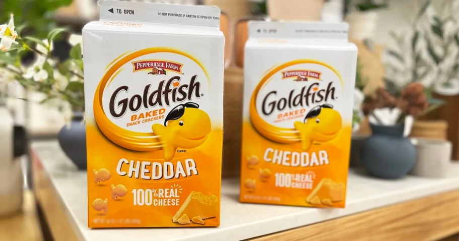 Goldfish Crackers Cartons 2-Pack Only $9.68 Shipped on Amazon (Just $4.84 Each)