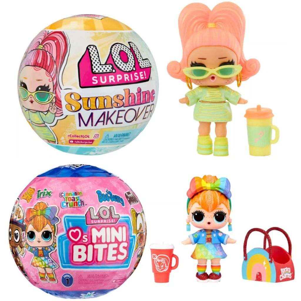 L.O.L. Surprise! Sunshine Makeover Limited Edition Doll and L.O.L. Surprise! Loves Mini Bites Cereal Dolls
