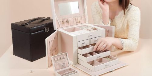 HUGE Jewelry Box ONLY $16 Shipped on Amazon | Great Gift Idea!