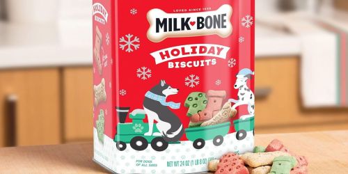 Milk-Bone Holiday 24oz Dog Treats in Collectible Tin Only $4.74 Shipped on Amazon (Reg. $10)