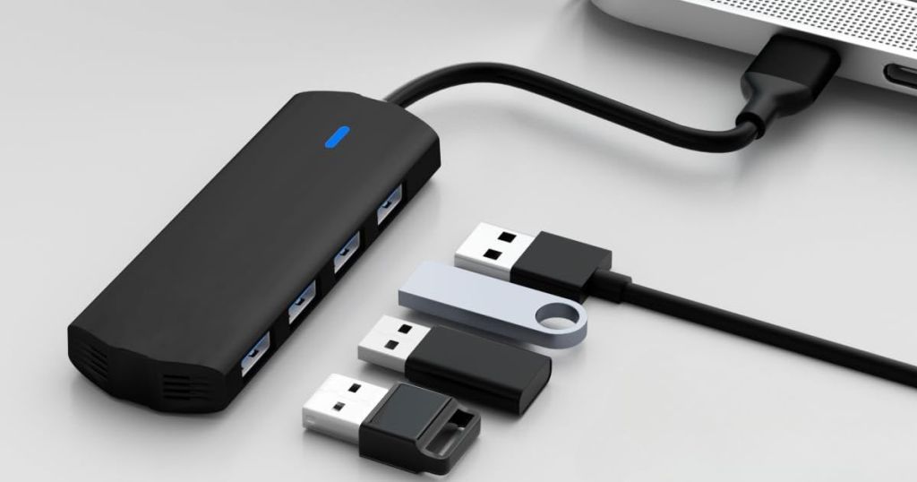 Firsting 4-Port Ultra-Slim Multiport Data 4-Port USB 3.0 Hub
