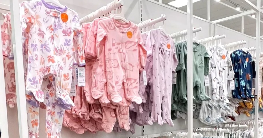 40% Off Carter’s Baby Clothes at Target | $4.80 Footed Pajamas & Clothing Sets (Reg. $8)