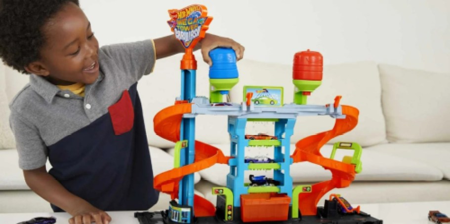 Hot Wheels City Mega Car Wash Playset Just $20 on Walmart.com (Reg. $45)