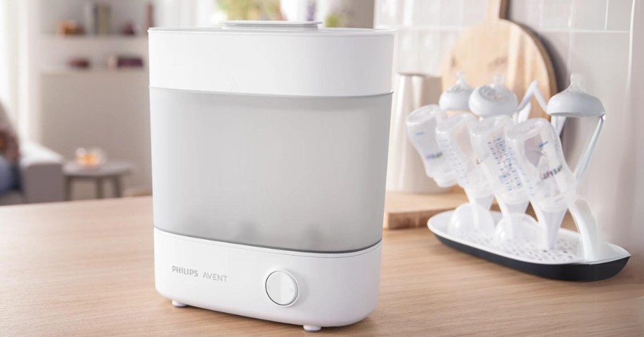 Philips Baby Bottle Sterilizer Just $71.96 Shipped (Great for Pacifiers and Breast Pump Parts!)