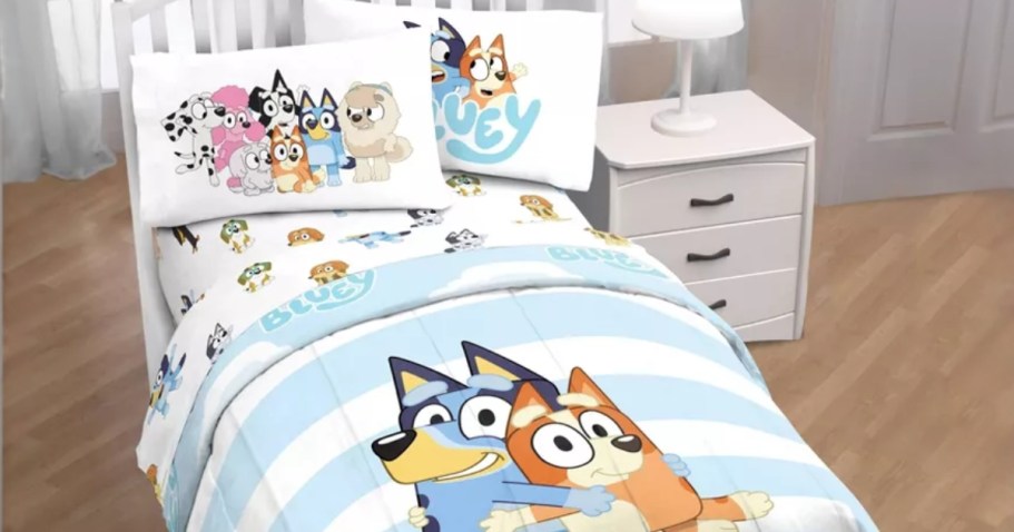 40% Off Target Kids Bedding | Bluey, Disney, Mario, Pokemon, Miss Rachel, & More!