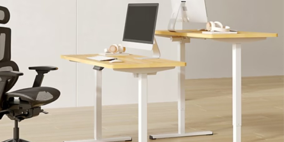 Flexispot Adjustable Standing Desk Just $89.99 Shipped on Staples.com (Reg. $200)