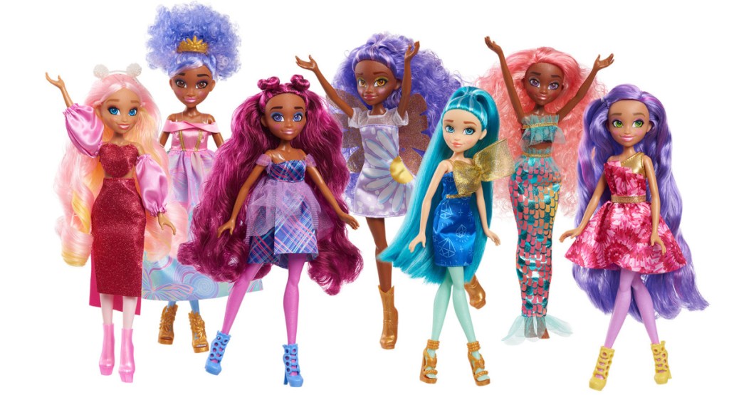 Hairmazing Fantasy Fashion Dolls 7 Pack