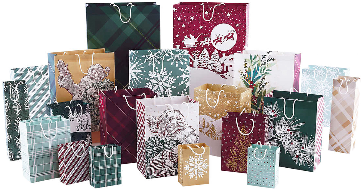 Hallmark discount christmas bags