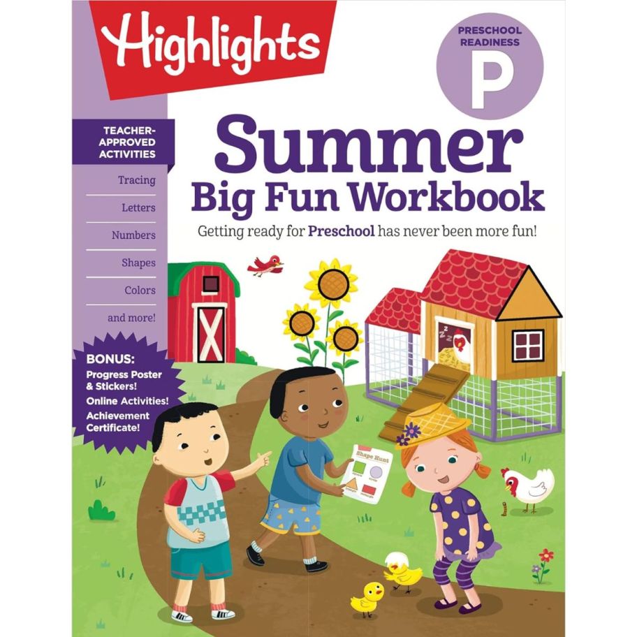 a highlights summer big fun workbook for pre-k