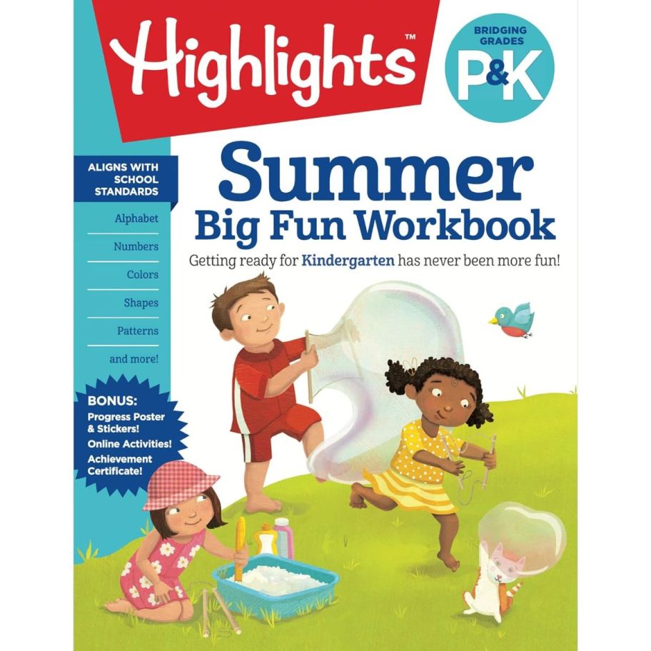 a highlights summer big fun workbook for pre-k and kindergarten